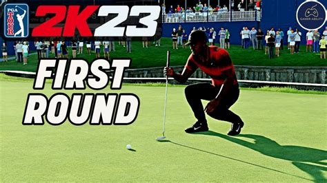To add spin to your ball, you can hold the LB or L1 button, depending on your platform, and the ball icon with a meter will show on the right. . Pga tour 2k23 gameplay